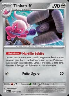 Tinkatuff card in Spanish