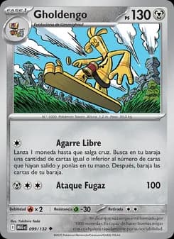 Gholdengo card in Spanish