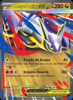 Mega-Latias ex card in Spanish