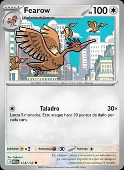 Fearow card in Spanish