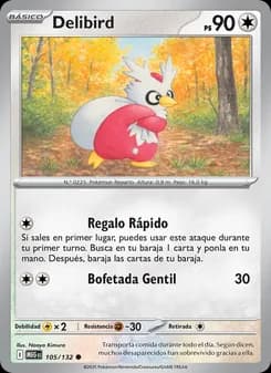 Delibird card in Spanish