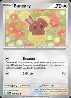 Buneary card in Spanish