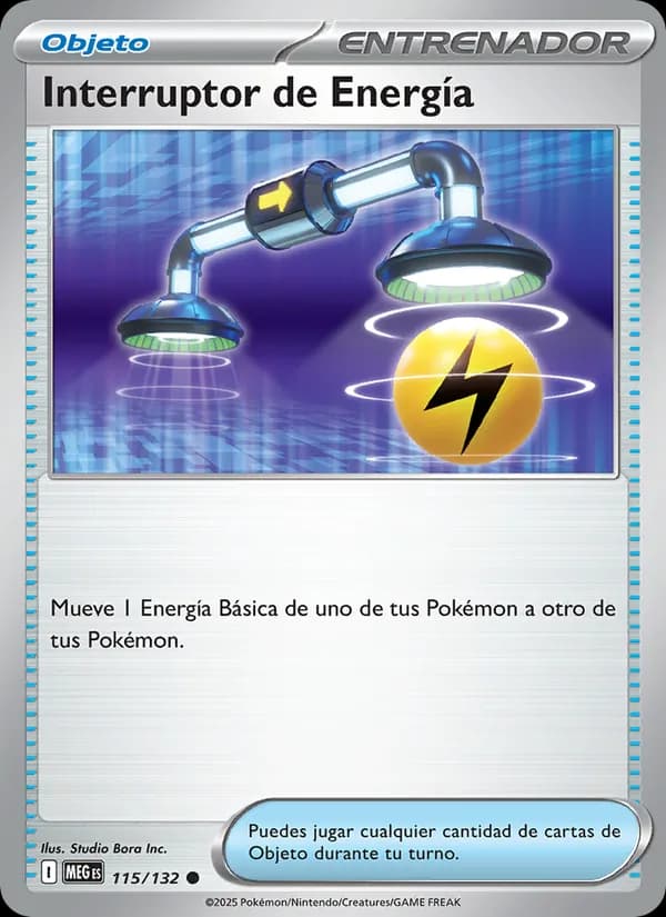 Interruptor de Energía card in Spanish