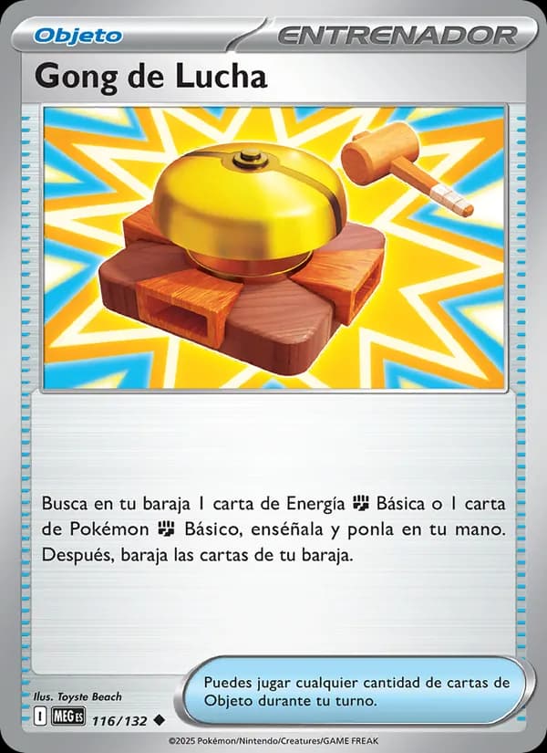 Gong de Lucha card in Spanish