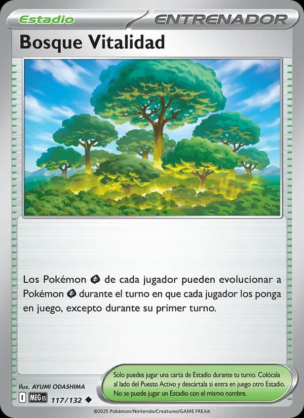 Bosque Vitalidad card in Spanish
