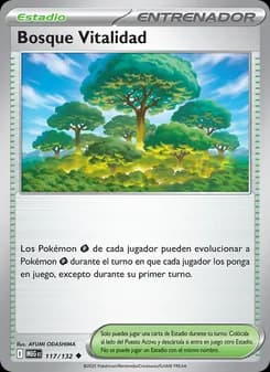 Bosque Vitalidad card in Spanish