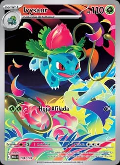 Ivysaur card in Spanish