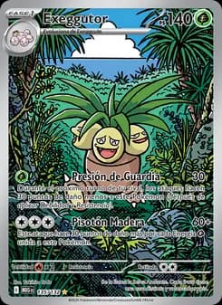 Exeggutor card in Spanish