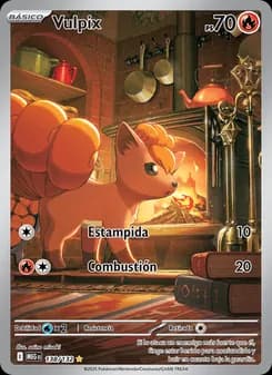 Vulpix card in Spanish