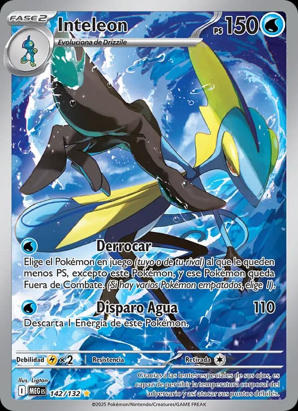 Inteleon card in Spanish