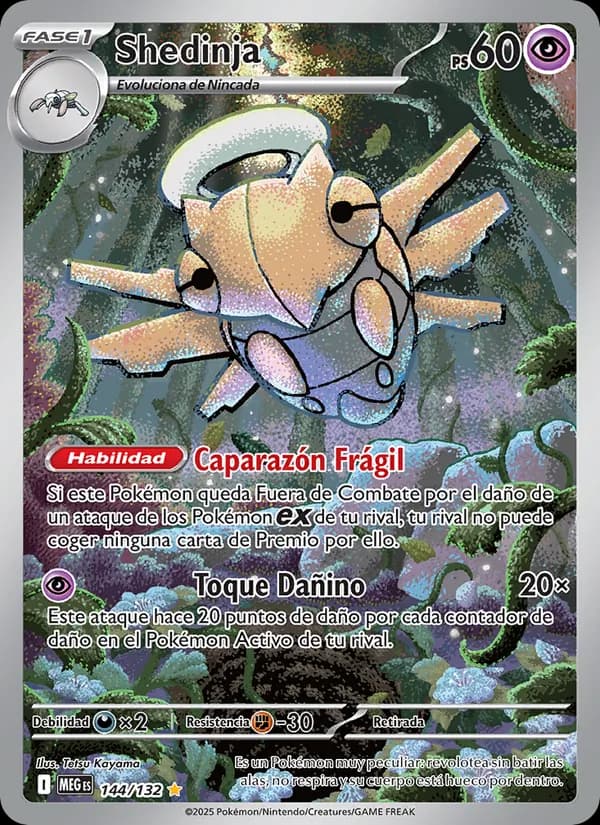 Shedinja card in Spanish