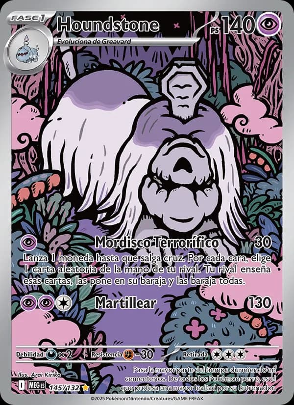 Houndstone card in Spanish