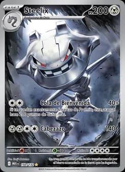 Steelix card in Spanish