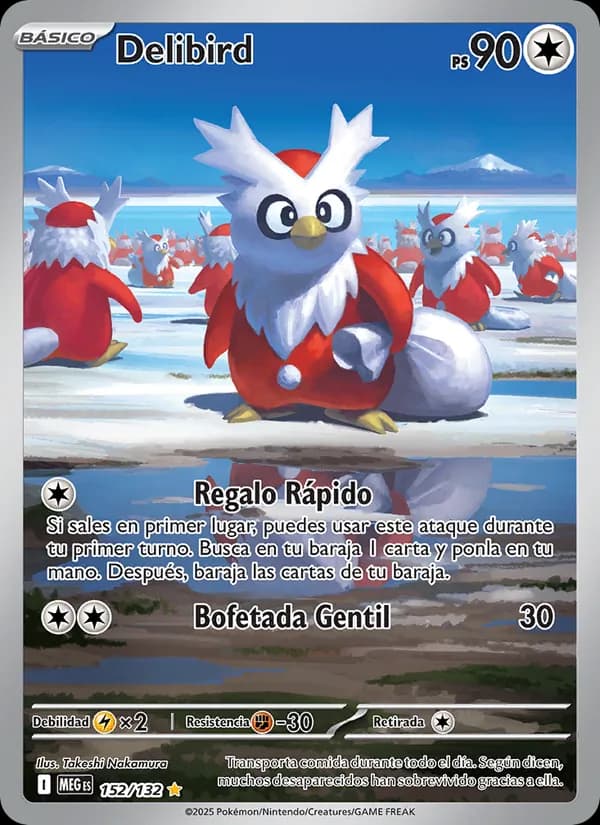 Delibird card in Spanish