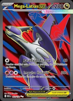 Mega-Latias ex card in Spanish