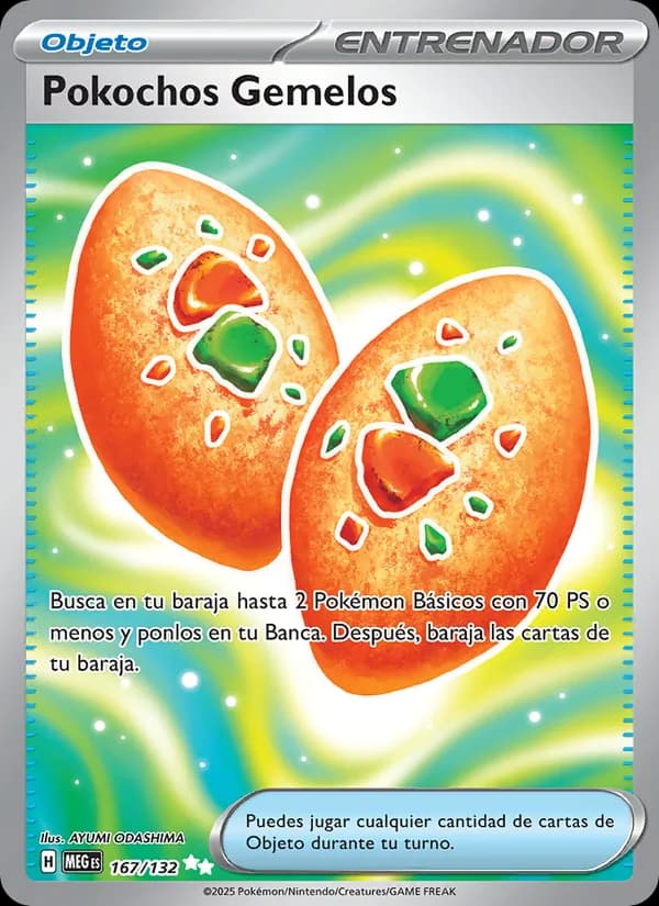 Pokochos Gemelos card in Spanish