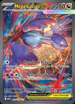 Mega-Latias ex card in Spanish
