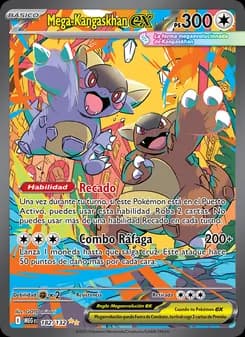 Mega-Kangaskhan ex card in Spanish