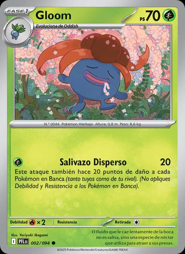 Gloom card in Spanish