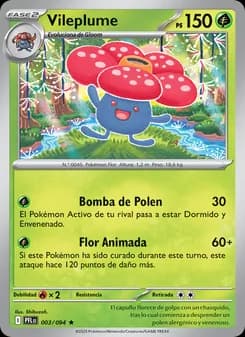 Vileplume card in Spanish
