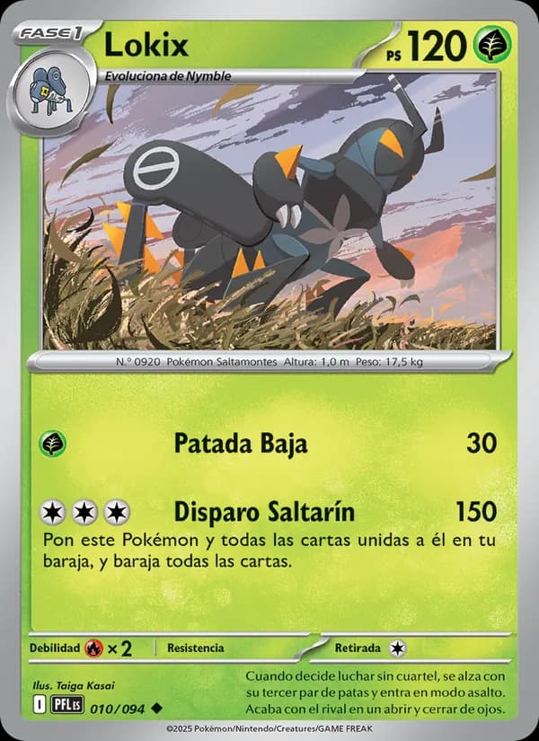 Lokix card in Spanish