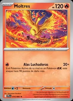Moltres card in Spanish