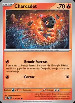 Charcadet card in Spanish