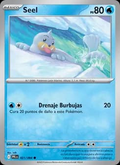 Seel card in Spanish