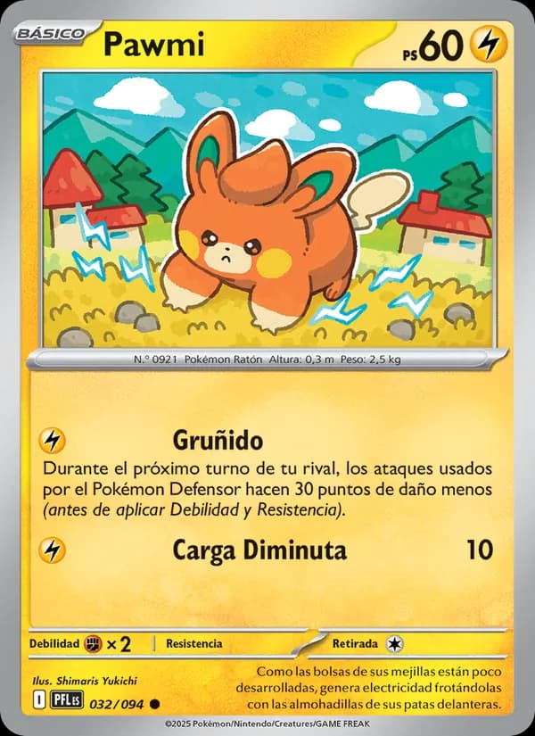 Pawmi card in Spanish