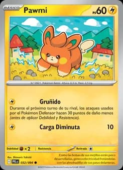 Pawmi card in Spanish