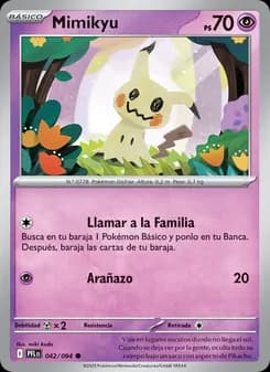 Mimikyu card in Spanish