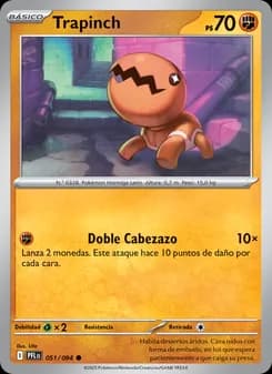 Trapinch card in Spanish