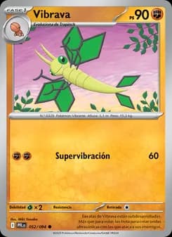Vibrava card in Spanish