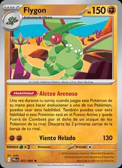 Flygon card in Spanish