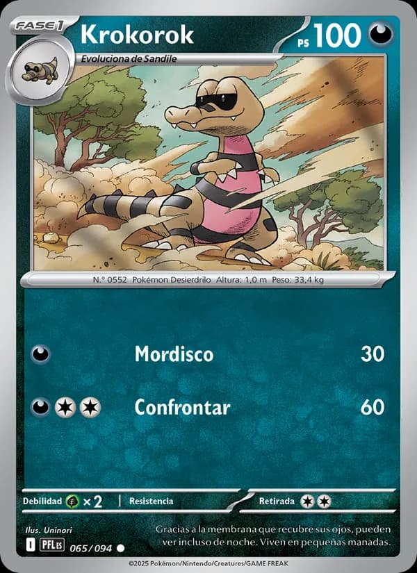 Krokorok card in Spanish