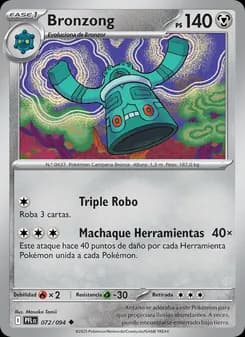 Bronzong card in Spanish