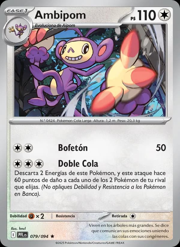 Ambipom card in Spanish