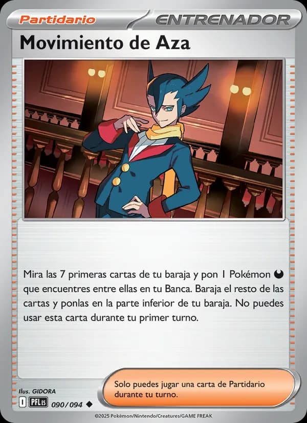 Movimiento de Aza card in Spanish