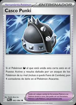 Casco Punki card in Spanish
