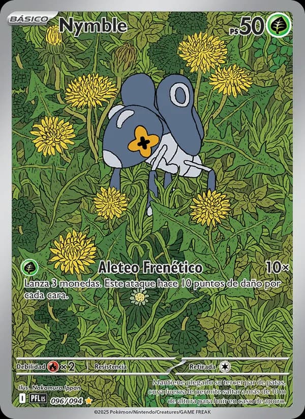 Nymble card in Spanish