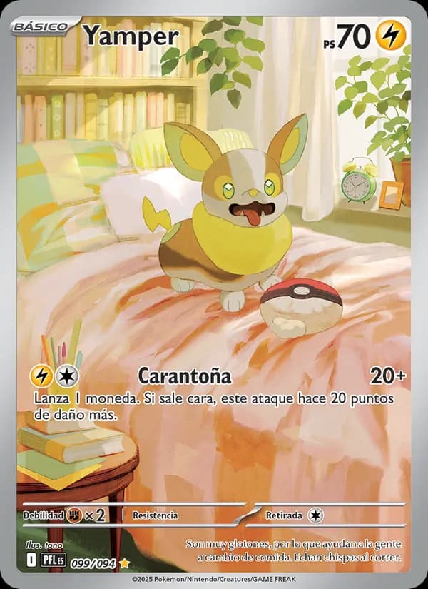 Yamper card in Spanish