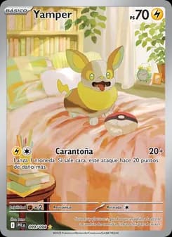 Yamper card in Spanish