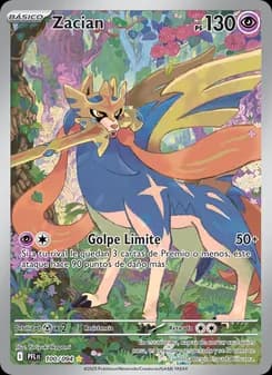 Zacian card in Spanish