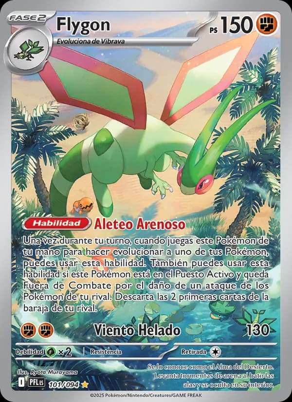 Flygon card in Spanish