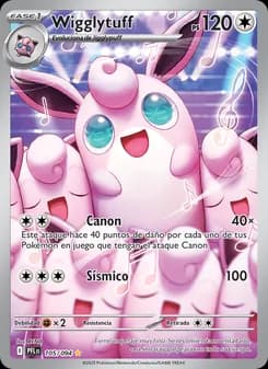 Wigglytuff card in Spanish