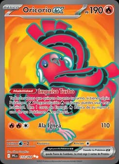 Oricorio ex card in Spanish