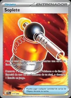 Soplete card in Spanish