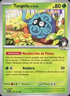 Tangela de Erika card in Spanish