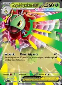 Mega-Meganium ex card in Spanish