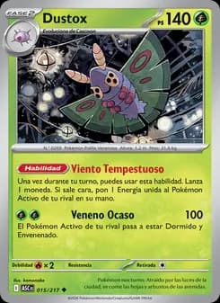 Dustox card in Spanish
